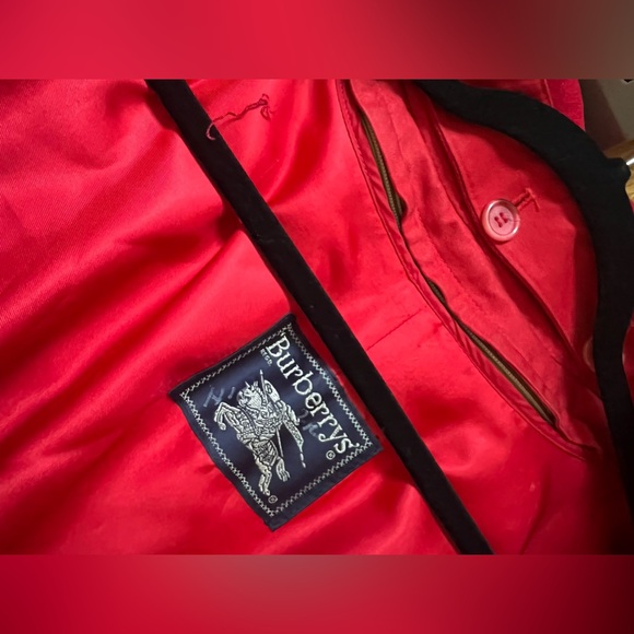 Classic Burberry check plaid coat USA 6 long - Picture 7 of 16